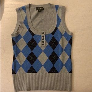 Preppy sweater vest